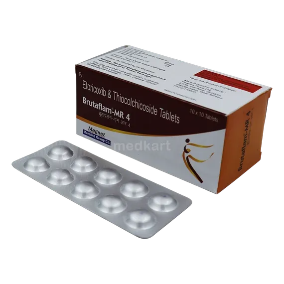 brutaflam mr 4mg tablet 10's